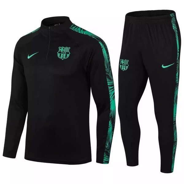 Chandal Barcelona 2021-2022 Negro Verde